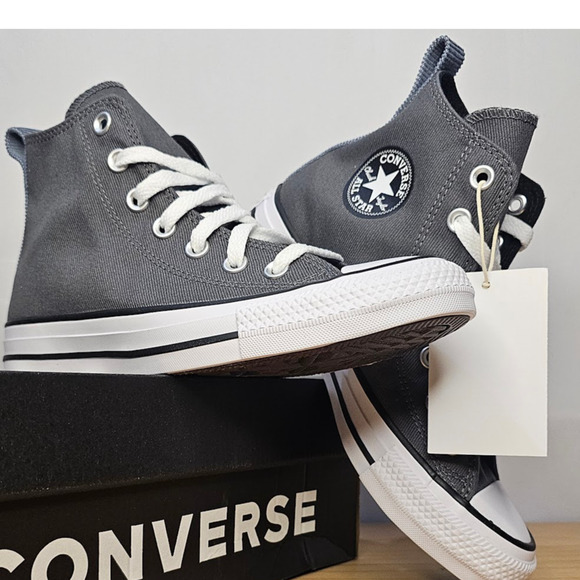 Converse Shoes - Converse CTAS Canvas Hi Tops Brand New Women's 6.5 Cyber Grey #A02781F NWT